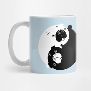 Yin Yang Pugs Mug